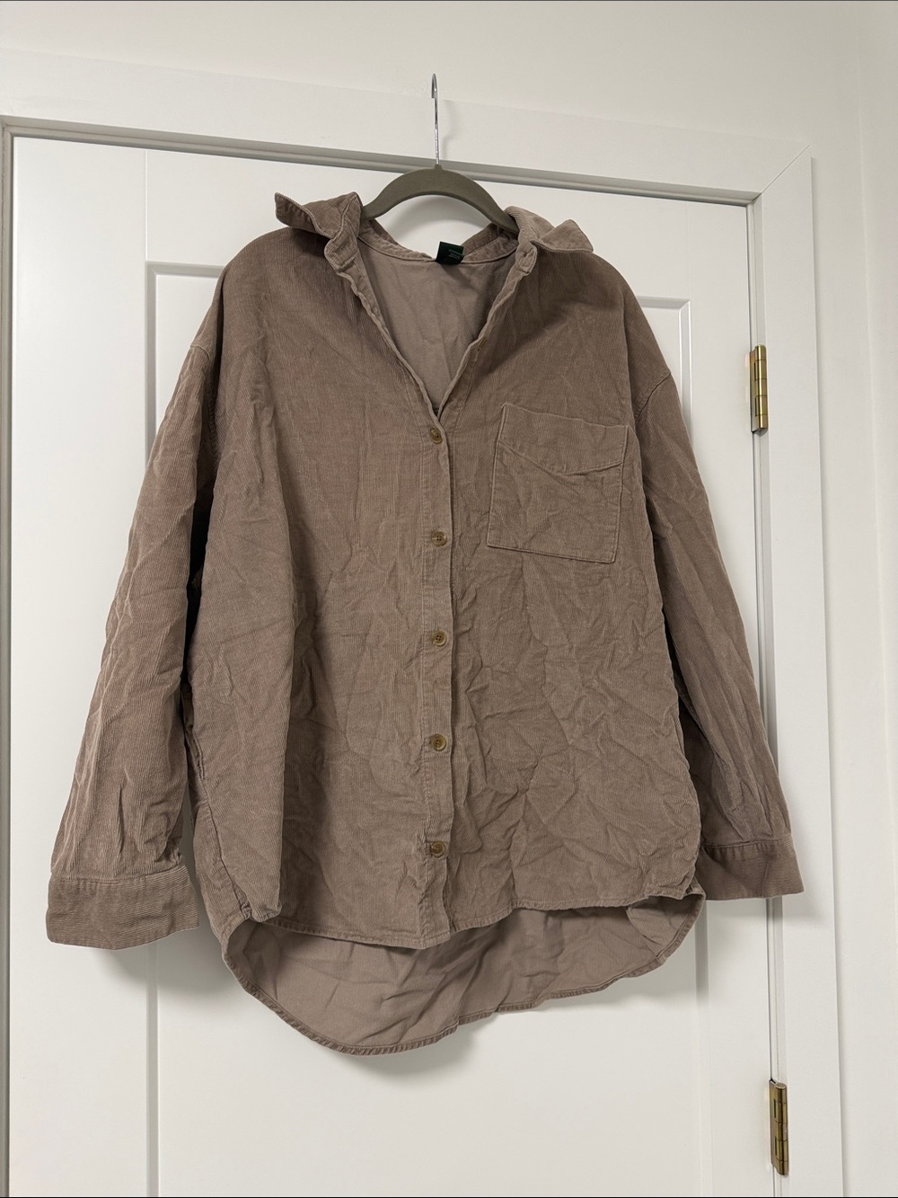 Wild Fable Women's Casual Button-Front Shirt - pockets tunic corduroy